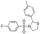 Thiazolidine, 3-[(4-fluorophenyl)sulfonyl]-2-(4-methylphenyl)- (9ci) Structure,510733-61-6Structure