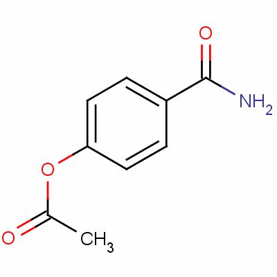 4-(Aminocarbonyl)phenyl acetate Structure,51074-95-4Structure