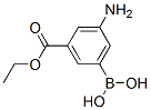 Benzoic acid,3-amino-5-borono-,1-ethyl ester (9CI) Structure,510773-04-3Structure