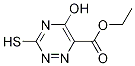 Ethyl 5-hydroxy-3-mercapto-1,2,4-triazine-6-carboxylate Structure,51101-09-8Structure