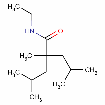 N-ethyl-2-isobutyl-2,4-dimethylvaleramide Structure,51115-80-1Structure