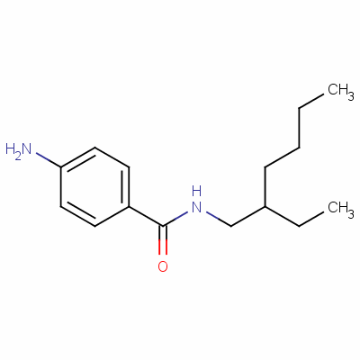 4-Amino-n-(2-ethylhexyl)benzamide Structure,51120-01-5Structure