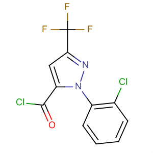 1-(2-Chlorophenyl)-3-trifluoromethyl-1h-pyrazole-5-carbonyl chloride Structure,511533-50-9Structure