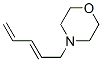 4-[(2E)-2,4-pentadien-1-yl]morpholine Structure,51180-43-9Structure