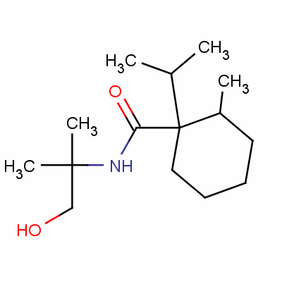 N-(2-hydroxy-1,1-dimethylethyl)-1-(isopropyl)-2-methylcyclohexanecarboxamide Structure,51200-96-5Structure