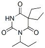 5,5-Diethyl-1-(1-methylpropyl)-2,4,6(1h,3h,5h)-pyrimidinetrione Structure,51209-93-9Structure