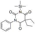 5,5-Diethyl-1-phenyl-3-(trimethylsilyl)-2,4,6(1h,3h,5h)-pyrimidinetrione Structure,51209-95-1Structure