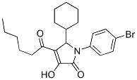 1-(4-溴苯基)-5-環(huán)己基-1,5-二氫-3-羥基-4-(1-氧己基)-2H-吡咯-2-酮結(jié)構(gòu)式_512178-19-7結(jié)構(gòu)式