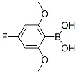 Boronic acid,(4-fluoro-2,6-dimethoxyphenyl)-(9ci) Structure,512186-38-8Structure