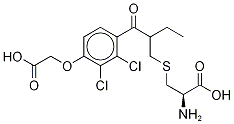 依他尼酸L-半胱氨酸加合物結(jié)構(gòu)式_51246-37-8結(jié)構(gòu)式