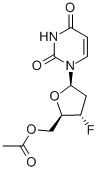 5-O-acetyl-2-3-dideoxy-3-fluoro-uridine Structure,51247-09-7Structure