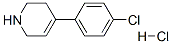 4-(4-Chlorophenyl)-1,2,3,6-tetrahydropyridine hydrochloride Structure,51304-61-1Structure