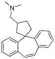 N,n-dimethylspiro[5h-dibenzo[a,d]cycloheptene-5,1’-cyclopentane]-3’-methanamine Structure,51360-10-2Structure