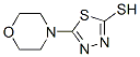 5-Morpholin-4-yl-1,3,4-thiadiazole-2-thiol Structure,51412-74-9Structure