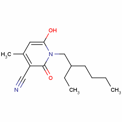 1-(2-Ethylhexyl)-6-hydroxy-4-methyl-2-oxo-1,2-dihydropyridine-3-carbonitrile Structure,51418-88-3Structure