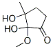 Cyclopentanone,2,3-dihydroxy-2-methoxy-3-methyl-(9ci) Structure,514213-43-5Structure