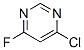 Pyrimidine, 4-chloro-6-fluoro Structure,51422-01-6Structure