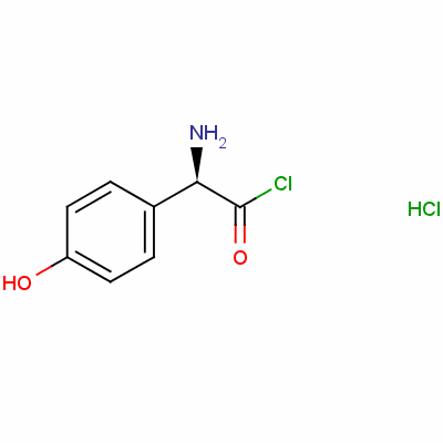 (R)-[2-chloro-1-(4-hydroxyphenyl)-2-oxoethyl ]ammonium chloride Structure,51431-08-4Structure