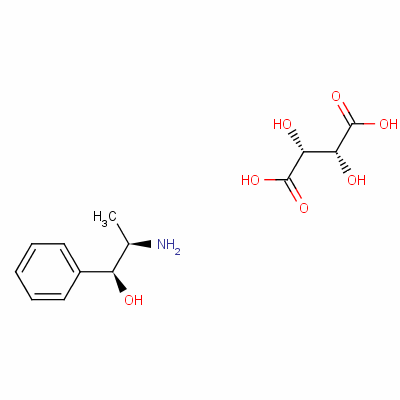 [R-(r*,s*)]-beta-hydroxy-alpha-methylphenethylammonium [r-(r*,r*)]-hydrogen tartrate Structure,51442-15-0Structure