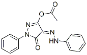 3-(Acetyloxy)-1-phenyl-4-(2-phenylhydrazono)-1h-pyrazole-5-one Structure,51471-67-1Structure