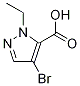 4-Bromo-2-ethyl-2H-pyrazole-3-carboxylic acid Structure,514800-97-6Structure