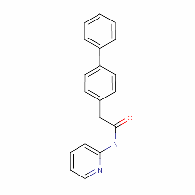 N-pyridin-2-yl [1,1’-biphenyl ]-4-acetamide Structure,51484-40-3Structure