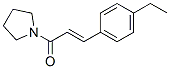 Pyrrolidine, 1-[3-(4-ethylphenyl)-1-oxo-2-propenyl]- (9ci) Structure,514841-53-3Structure