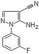 5-Amino-1-(3-fluorophenyl)-1h-pyrazole-4-carbonitrile Structure,51516-71-3Structure