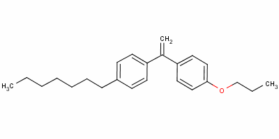 1-[1-(4-Heptylphenyl)vinyl ]-4-propoxybenzene Structure,51555-02-3Structure