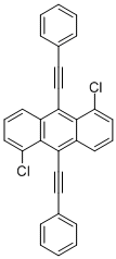 9,10-Bis(phenylethynyl)-1,5-dichloroanthracene Structure,51580-24-6Structure