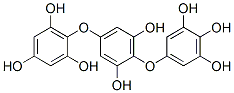 5-[2,6-Dihydroxy-4-(2,4,6-trihydroxyphenoxy)phenoxy]-1,2,3-benzenetriol Structure,51593-97-6Structure