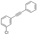 1-Chloro-3-(2-phenylethynyl)benzene Structure,51624-34-1Structure