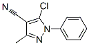 5-Chloro-3-methyl-1-phenyl-1H-pyrazole-4-carbonitrile Structure,51626-33-6Structure