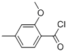 2-Methoxy-4-methylbenzoyl chloride Structure,51671-69-3Structure