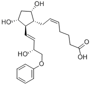 (5Z)-7-{(1R,2R,3R,5S)-3,5-二羥基-2-[(1E,3R)-3-羥基-4-苯氧基-1-丁烯-1-基]環(huán)戊基}-5-庚烯酸結(jié)構(gòu)式_51705-19-2結(jié)構(gòu)式