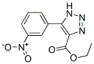 5-(3-Nitrophenyl)-1h-1,2,3-triazole-4-carboxylic acid ethyl ester Structure,51720-03-7Structure