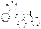 3-Phenyl-3-(phenylamino)-1-(5-phenyl-1h-1,2,3-triazol-4-yl)-2-propen-1-one Structure,51720-09-3Structure