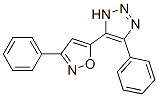 4-Phenyl-5-(3-phenyl-5-isoxazolyl)-1h-1,2,3-triazole Structure,51720-11-7Structure