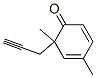 4,6-Dimethyl-6-(2-propynyl)-2,4-cyclohexadien-1-one Structure,51738-15-9Structure