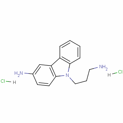 3-Amino-9h-carbazole-9-propylamine dihydrochloride Structure,51788-31-9Structure