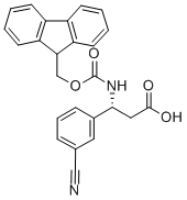 Fmoc-(r)-3-amino-3-(3-cyano-phenyl)-propionic acid Structure,517905-91-8Structure