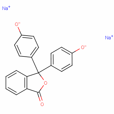 1(3H)-isobenzofuranone, 3,3-bis(4-hydroxyphenyl)-, disodium salt Structure,518-51-4Structure