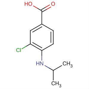 3-Chloro-4-(isopropylamino)benzoic acid Structure,518336-17-9Structure