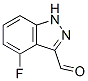 4-Fluoro-3-(1H)indazole carboxaldehyde Structure,518987-93-4Structure