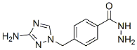 Benzoic acid,4-[(3-amino-1h-1,2,4-triazol-1-yl)methyl ]-,hydrazide (9ci) Structure,518996-48-0Structure