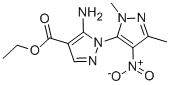 Ethyl 5-amino-1-(1,3-dimethyl-4-nitropyrazol-5-yl)pyrazole-4-carboxylate Structure,519056-62-3Structure