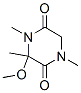 2,5-Piperazinedione,3-methoxy-1,3,4-trimethyl-(9ci) Structure,519141-18-5Structure