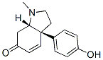 (3Ar,7as)-1,2,3,3a,7,7a-hexahydro-3a-(4-hydroxyphenyl )-1-methyl -6h-indol -6-one Structure,51934-31-7Structure