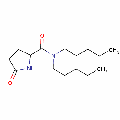 5-氧代-N,N-二戊基吡咯烷-2-羧酰胺結(jié)構(gòu)式_51959-88-7結(jié)構(gòu)式