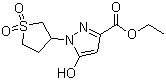 1-環(huán)丁砜-3-乙氧羰基-5-羥基吡唑結構式_51986-04-0結構式